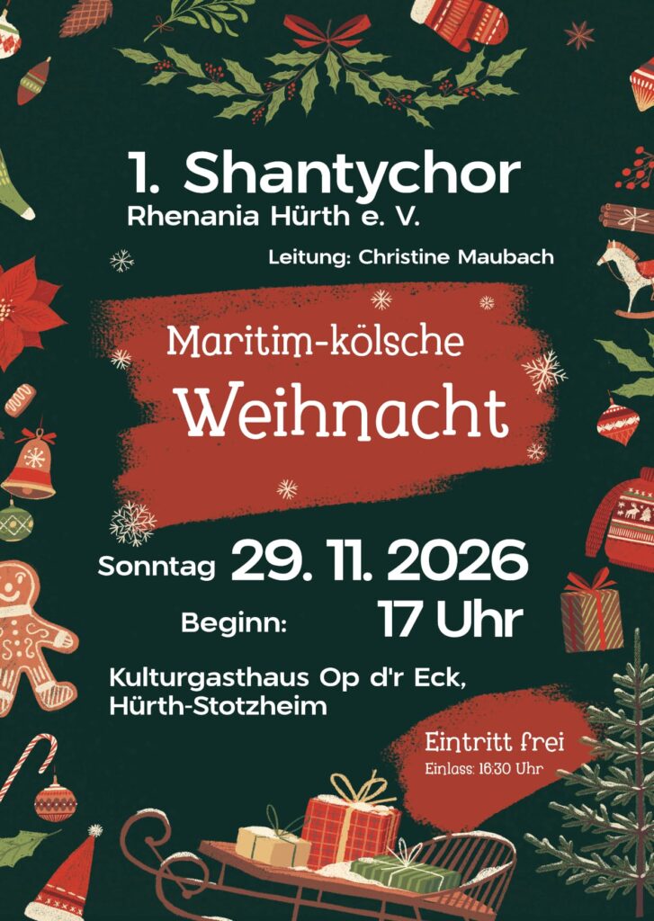plakat Weihnachtskonzert 2026